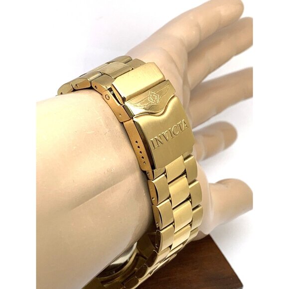 Invicta Men's Watch 25515 Bolt Quartz Chronograph Diver Gold Tone Steel 52mm - Picture 11 of 14